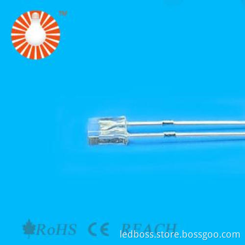 2*3*4 mm White Rectangular LED Lamp without Flange